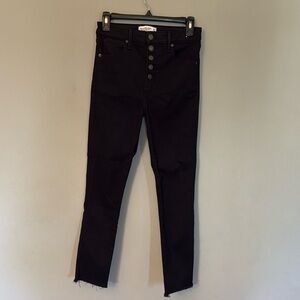 Abercrombie & Fitch Black The Super Skinny Ankle High Rise Jeans size 27